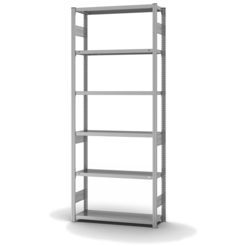 hofe Traversenregal in schwerer Bauart, Höhe x Breite x Tiefe 2500 x 1010 x 335 mm, 6 Böden