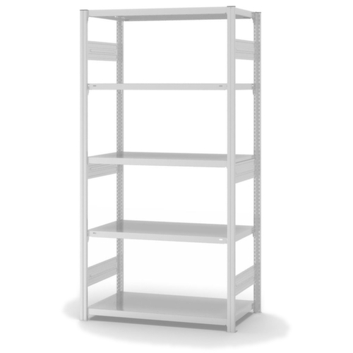 hofe Traversenregal in schwerer Bauart, Höhe x Breite x Tiefe 2000 x 1060 x 535 mm, 5 Böden