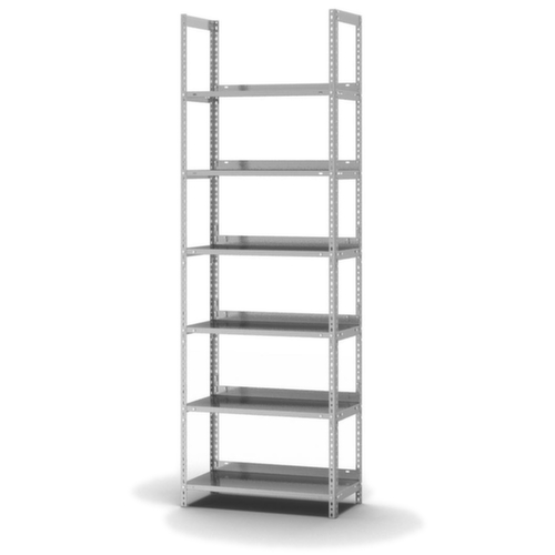 hofe Akten-Schraubregal, 6 Böden, mit korrosionsschĂŒtzender Zinkbeschichtung