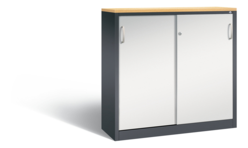 C+P Schiebetürenschrank ERGO mit Abdeckplatte