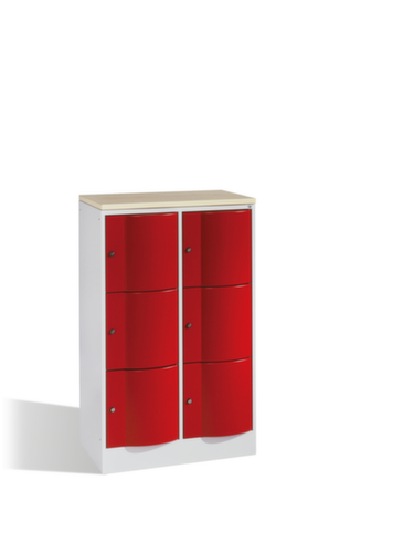 C+P SchlieĂfachschrank Resisto, 6 FĂ€cher