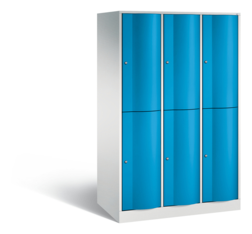 C+P Schließfachschrank Resisto, 6 Fächer