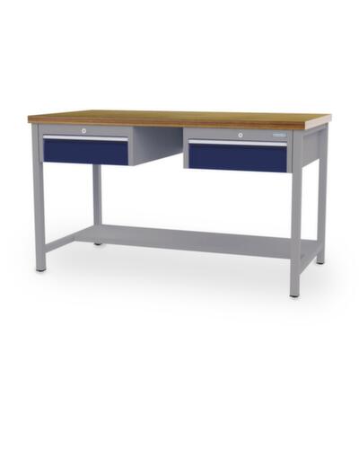 Bedrunka + Hirth Werkbank, 2 Schubladen, 1/2 Ablageboden