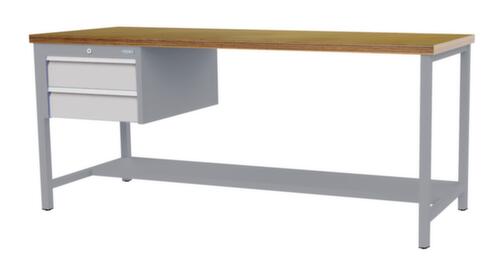 Bedrunka + Hirth Werkbank, 2 Schubladen, 1/2 Ablageboden