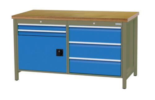Bedrunka + Hirth Werkbank, 5 Schubladen, 1 Schrank