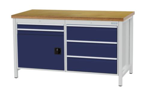 Bedrunka + Hirth Werkbank, 5 Schubladen, 1 Schrank