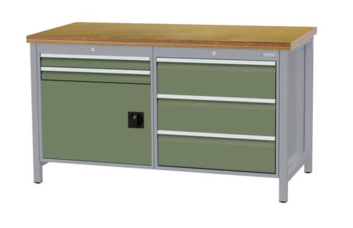 Bedrunka + Hirth Werkbank, 5 Schubladen, 1 Schrank
