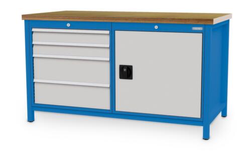 Bedrunka + Hirth Werkbank, 4 Schubladen, 1 Schrank