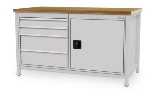 Bedrunka + Hirth Werkbank, 4 Schubladen, 1 Schrank