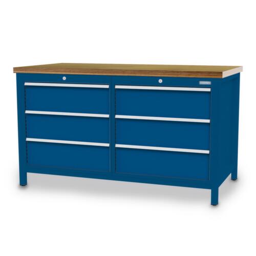 Bedrunka + Hirth Werkbank, 6 Schubladen