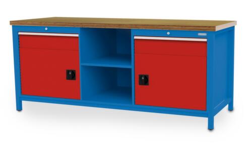 Bedrunka + Hirth Werkbank, 2 Schubladen, 2 Schränke, 2 Ablageböden