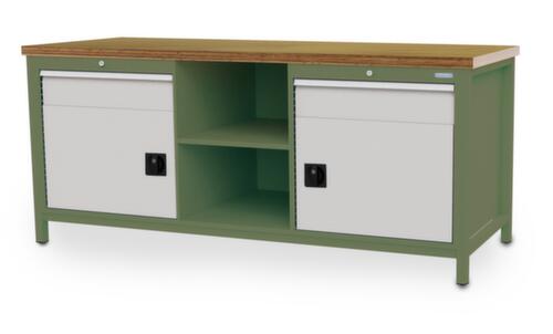 Bedrunka + Hirth Werkbank, 2 Schubladen, 2 Schränke, 2 Ablageböden