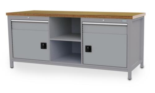 Bedrunka + Hirth Werkbank, 2 Schubladen, 2 Schränke, 2 Ablageböden