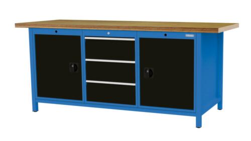 Bedrunka + Hirth Werkbank, 3 Schubladen, 2 Schränke, 2 Ablageböden