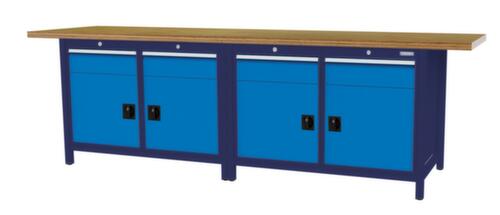 Bedrunka + Hirth Werkbank, 4 Schubladen, 4 Schränke