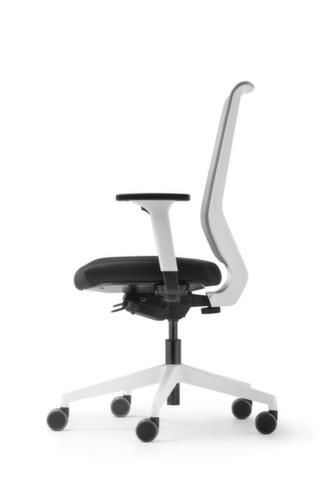 Dauphin Drehstuhl to-sync pro white, hohe Netzrückenlehne, schwarz