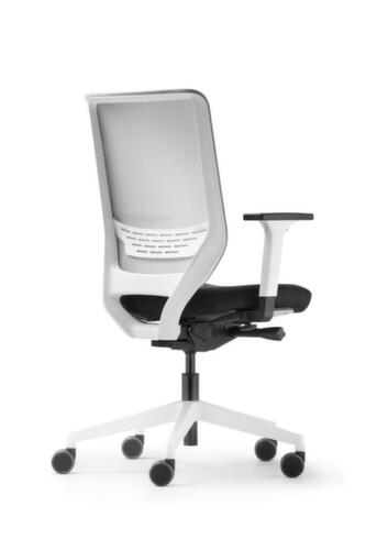 Dauphin Drehstuhl to-sync pro white, hohe Netzrückenlehne, schwarz