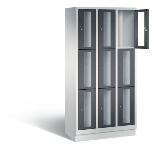 C+P Schließfachschrank Classic, 9 Fächer