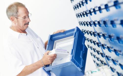 BITO Thermoisolierter MehrwegbehÀlter, Inhalt 17 l, Krokodildeckel