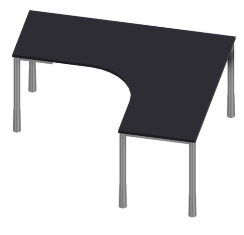 Nowy Styl Höhenverstellbarer Freiform-Schreibtisch E10