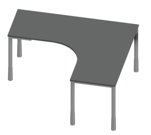 Nowy Styl Höhenverstellbarer Freiform-Schreibtisch E10