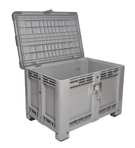 Palettenbox mit Scharnierdeckel