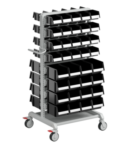 Treston ESD-Rollregal für Sichtlagerkästen