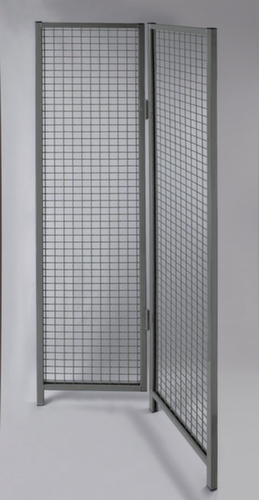 Eck-Aufsatzelement für Trennwandsystem, Breite 480 / 480 mm