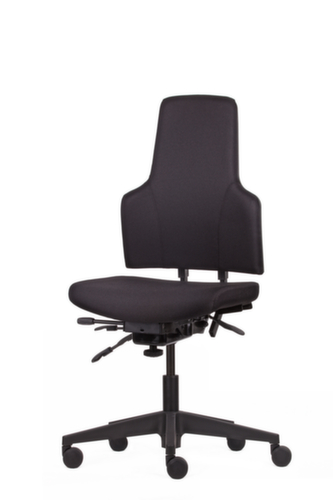 Bürodrehstuhl A360-WS mit Permanentkontakt-Mechanik, schwarz