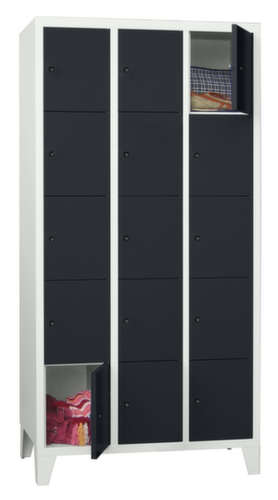 PAVOY Schließfachschrank Basis, 15 Fächer