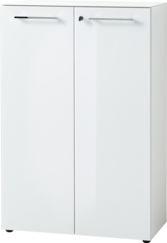 Aktenschrank GW-MONTERIA, 3 Ordnerhöhen, weiß/weiß