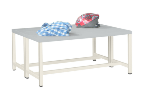 PAVOY Umkleidebank Basis mit Kunststoffleisten