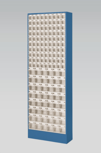 Magazinschrank mit KlappkÀsten, 138 KÀsten, transparent