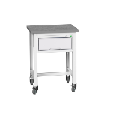 bott Mobile Werkbank verso, 1 Schublade, RAL7035 Lichtgrau/RAL7035 Lichtgrau