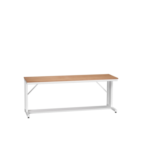 bott Freitragende Montagewerkbank verso, RAL7035 Lichtgrau