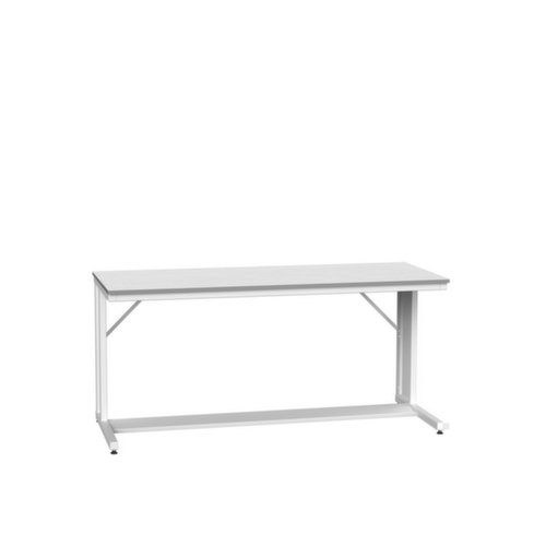 bott Freitragende Montagewerkbank verso, RAL7035 Lichtgrau