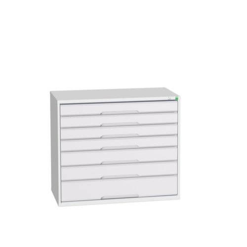 bott Schubladenschrank verso, 7 Schublade(n), RAL7035 Lichtgrau/RAL7035 Lichtgrau