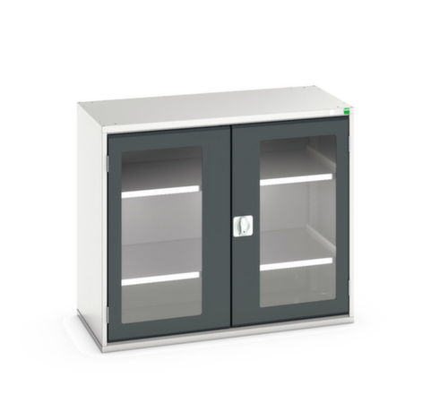 bott Flügeltürenschrank verso mit Sichtfenstern, Breite 1050 mm