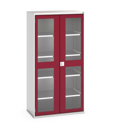 bott Flügeltürenschrank verso mit Sichtfenstern, Breite 1050 mm