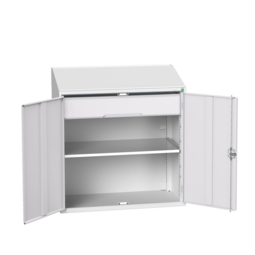 bott Pultschrank verso, RAL7035 Lichtgrau/RAL7035 Lichtgrau