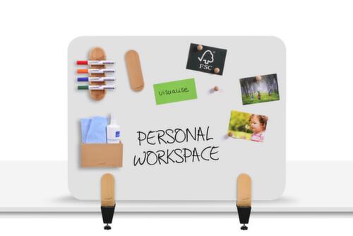 Legamaster Emaillierte Tischtrennwand ELEMENTS mit beschreibbarer Oberfläche