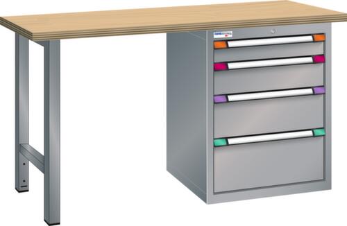 Thurmetall Werkbank, 4 Schubladen