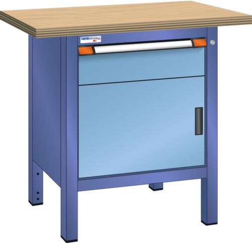 Thurmetall Werkbank, 1 Schublade, 1 Schrank
