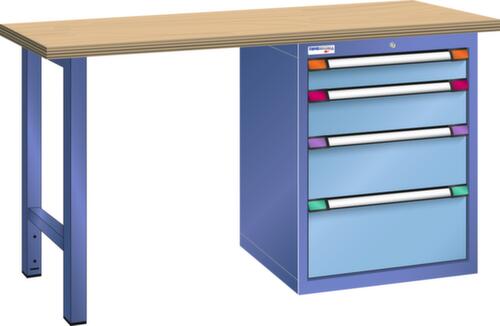 Thurmetall Werkbank, 4 Schubladen