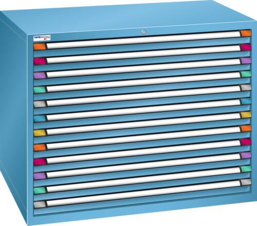 Thurmetall Schubladenschrank mit Breite 1205 mm, 12 Schublade(n)