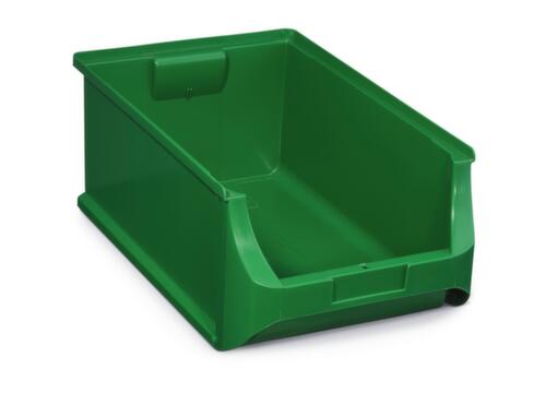 Sichtlagerkasten, grün, Tiefe 500 mm, Polypropylen