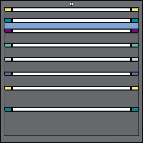 Thurmetall Schubladenschrank mit Breite 605 mm, 8 Schublade(n)