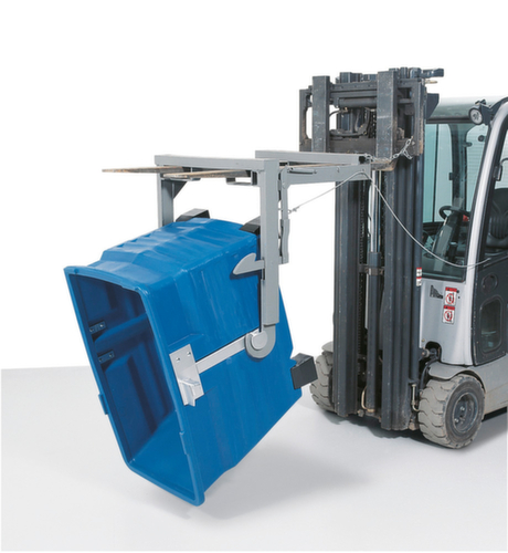 PE-Kippbehälter mit Stahlrahmen