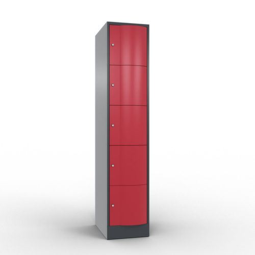 C+P SchlieĂfachschrank Resisto, 5 FĂ€cher