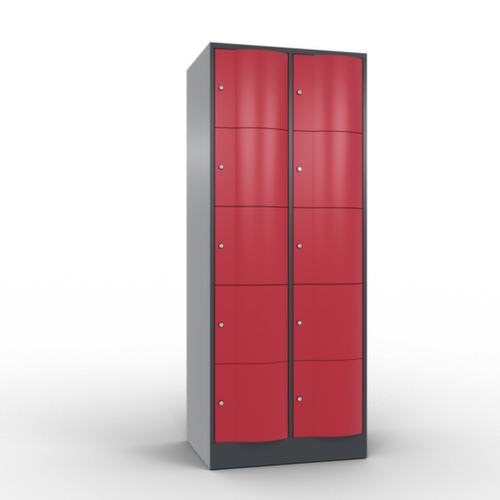 C+P SchlieĂfachschrank Resisto, 10 FĂ€cher